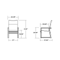 Thumbnail for EDGE Woven High-Back Dining Arm Chair