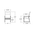 Thumbnail for EDGE Woven High-Back Dining Arm Chair