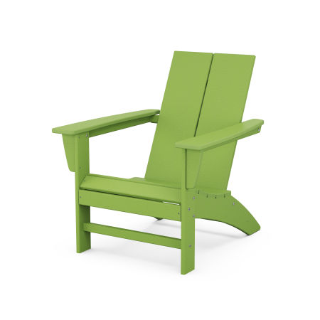 POLYWOOD Country Living Modern Adirondack Chair in Lime