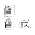 Thumbnail for Monterey Bay Folding Adirondack Chair