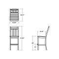 Thumbnail for Cottage Bar Side Chair