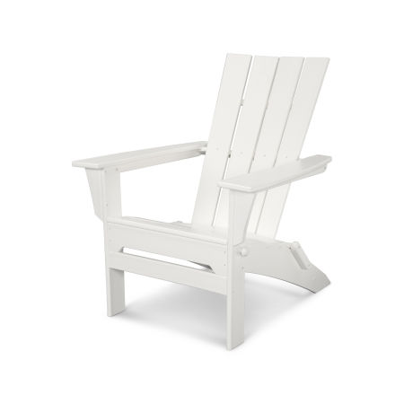 POLYWOOD Quattro Folding Adirondack in White