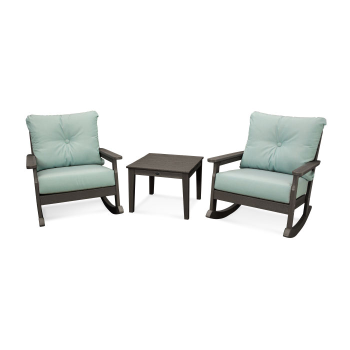 Vineyard 3-Piece Deep Seating Rocking Chair Set