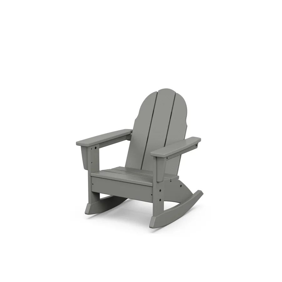 POLYWOOD Kids Vineyard Adirondack Rocking Chair