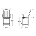 Thumbnail for Yacht Club Counter Arm Chair