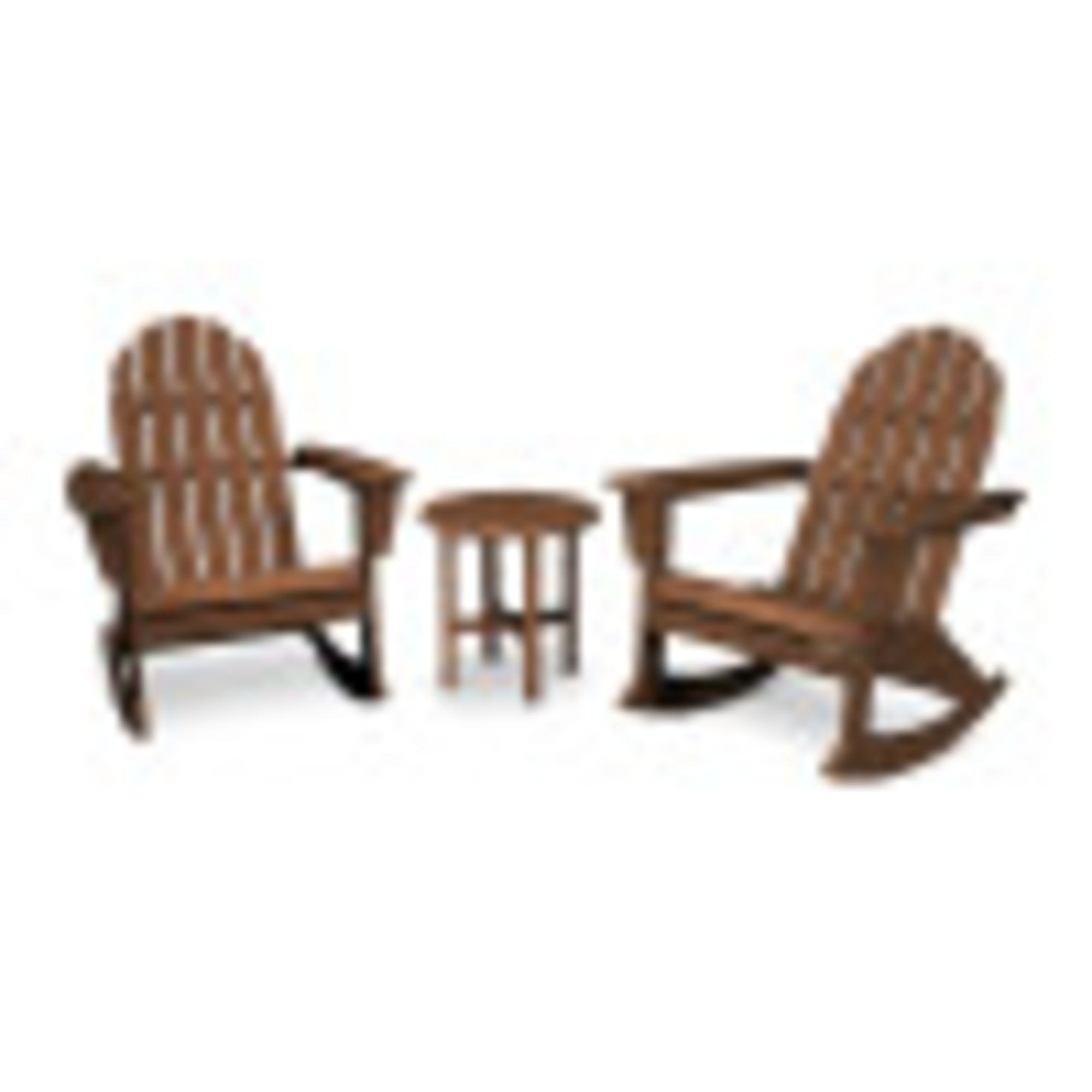 POLYWOOD® Vineyard 3Piece Adirondack Rocking Chair Set PWS4081 POLYWOOD® Official Store