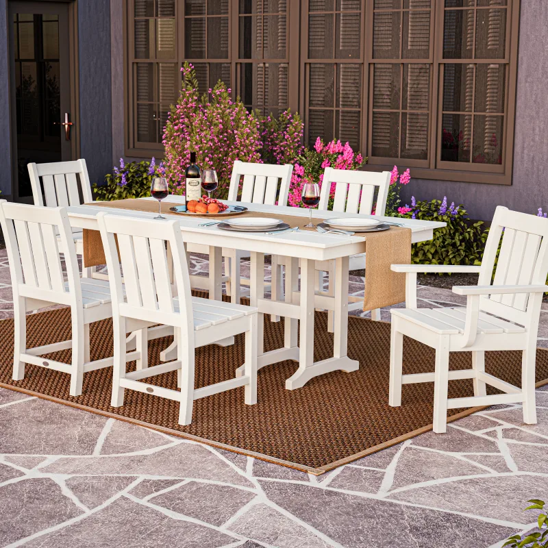Oxford 7-Piece Dining Set with Mission Table