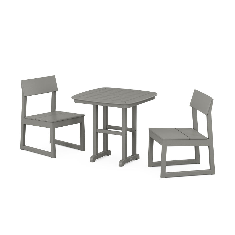 POLYWOOD EDGE Side Chair 3-Piece Dining Set