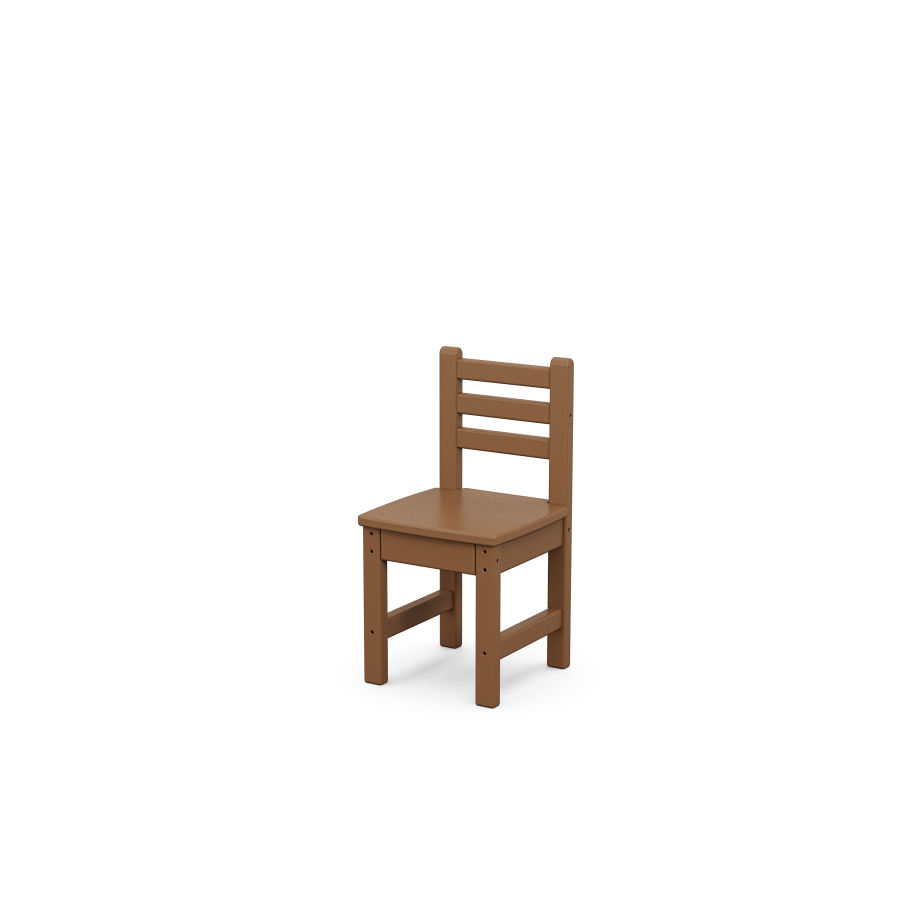 POLYWOOD Toddler Lakeside Dining Chair in Teak