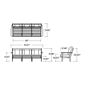 Thumbnail for Prairie Deep Seating Sofa