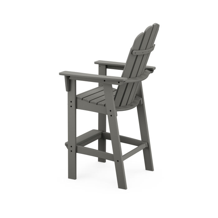 POLYWOOD Vineyard Curveback Adirondack Bar Chair