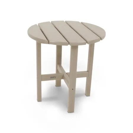 POLYWOOD 18" Round Side Table by Ivy Terrace™ in Sand