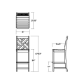 Thumbnail for Chippendale Bar Side Chair