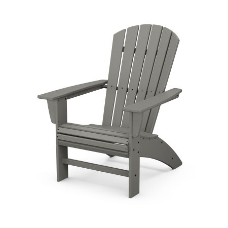 Nautical Curveback Adirondack Chair in Slate Grey