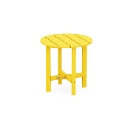 Round 18" Side Table in Lemon