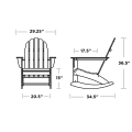 Thumbnail for Vineyard Adirondack Rocking Chair