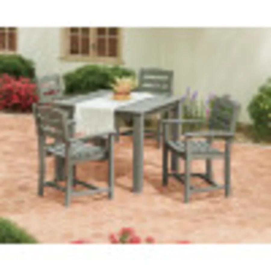 La Casa Cafe' 5-Piece Parsons Dining Set