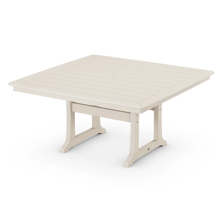 POLYWOOD 59" Dining Table in Sand