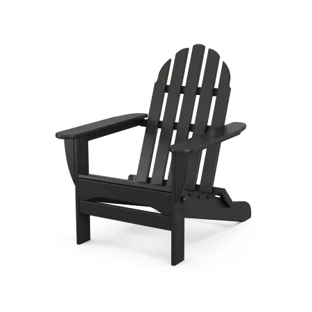 POLYWOOD Classics Folding Adirondack in Black