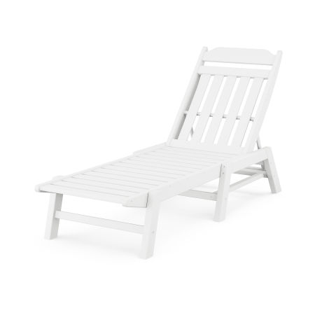 Country Living Chaise in White