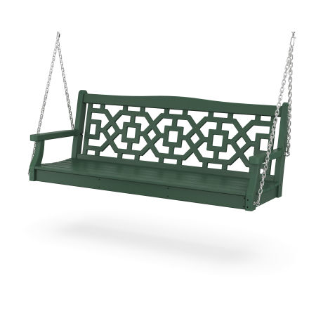 POLYWOOD Chinoiserie 60” Swing in Green