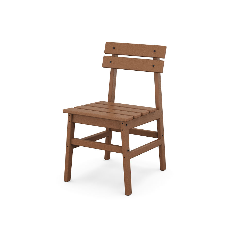 POLYWOOD Modern Studio Plaza Chair (Single) in Teak