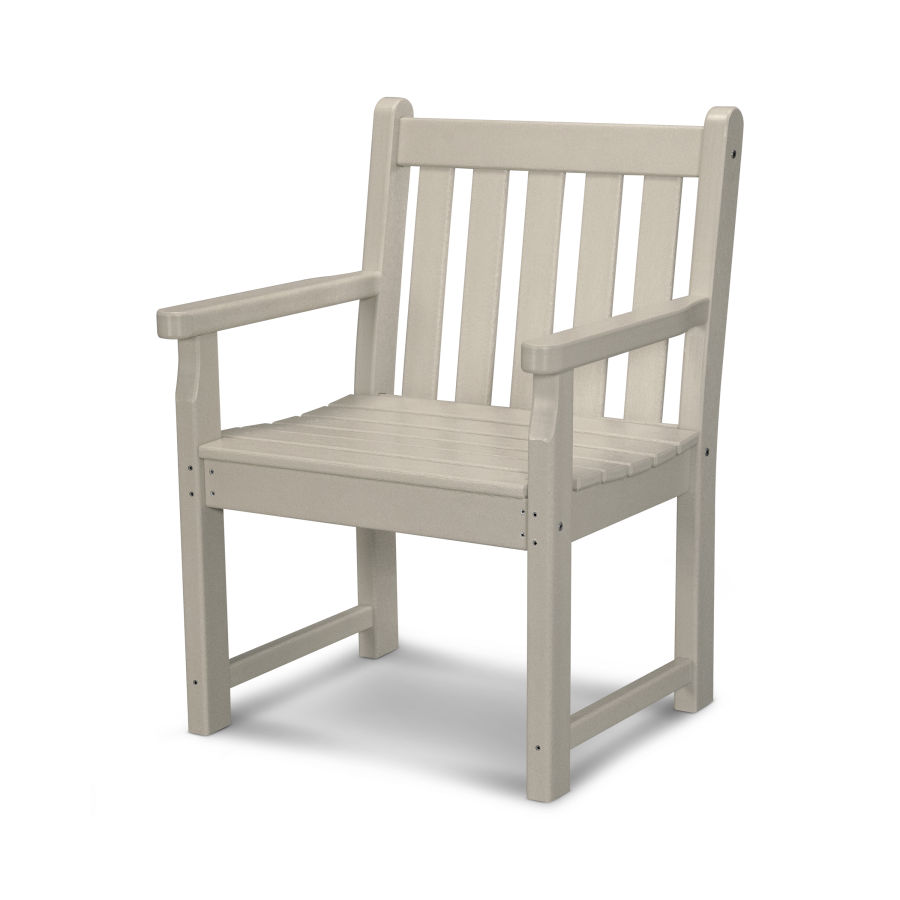 POLYWOOD Traditional Garden Arm Chair in Sand