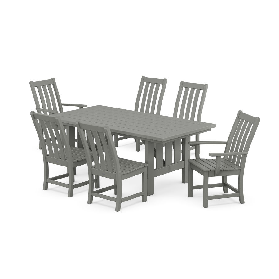 POLYWOOD Vineyard 7-Piece Dining Set with Mission Table
