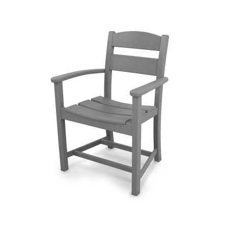 POLYWOOD Classics Dining Arm Chair in Slate Grey