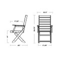 Thumbnail for Captain Folding Dining Chair
