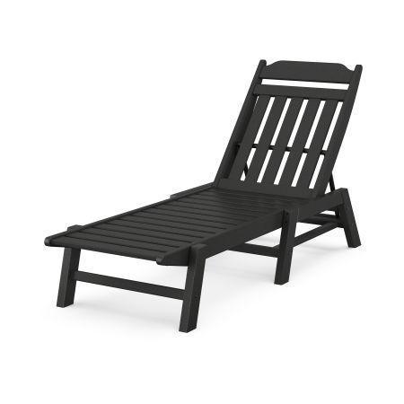 Country Living Chaise in Black