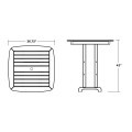 Thumbnail for Nautical 37" Bar Table