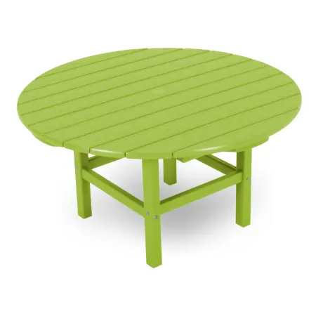 POLYWOOD Round 37" Conversation Table by Ivy Terrace in Lime