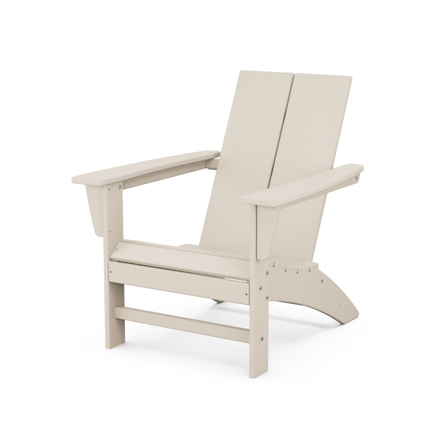 POLYWOOD Country Living Modern Adirondack Chair in Sand