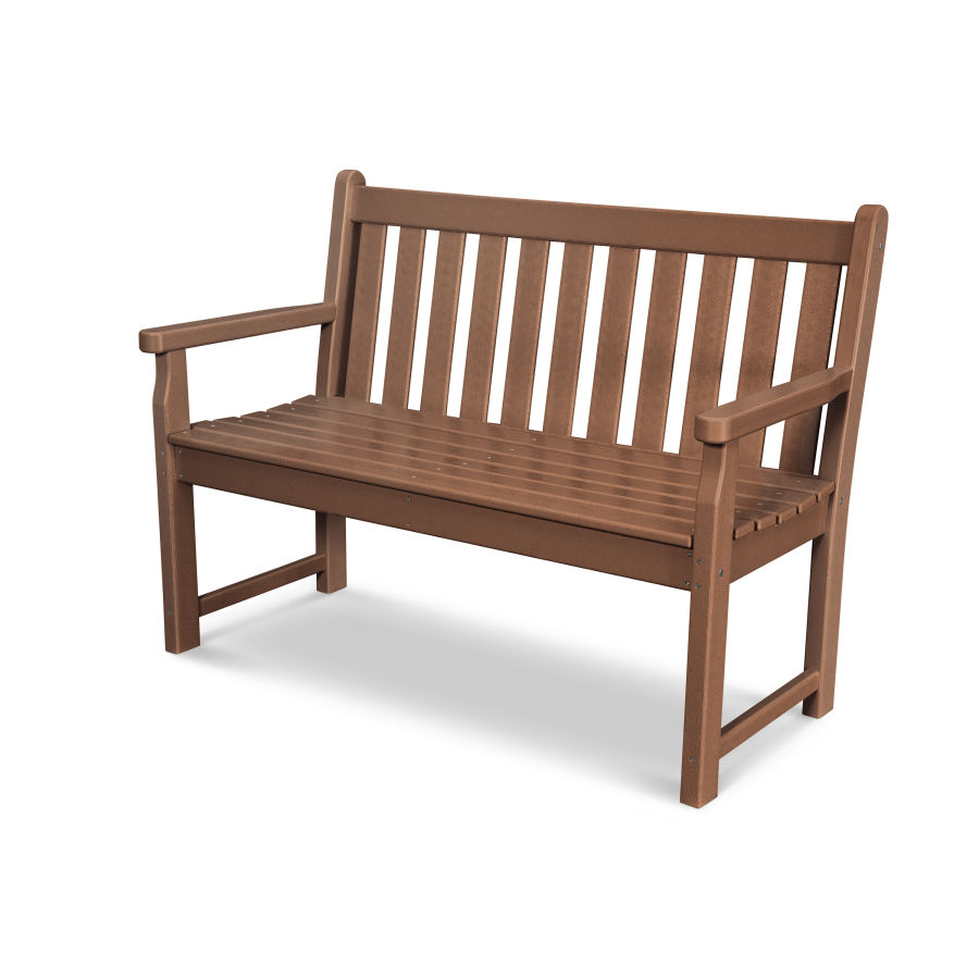 POLYWOOD Traditional Garden 48" Bench in Teak
