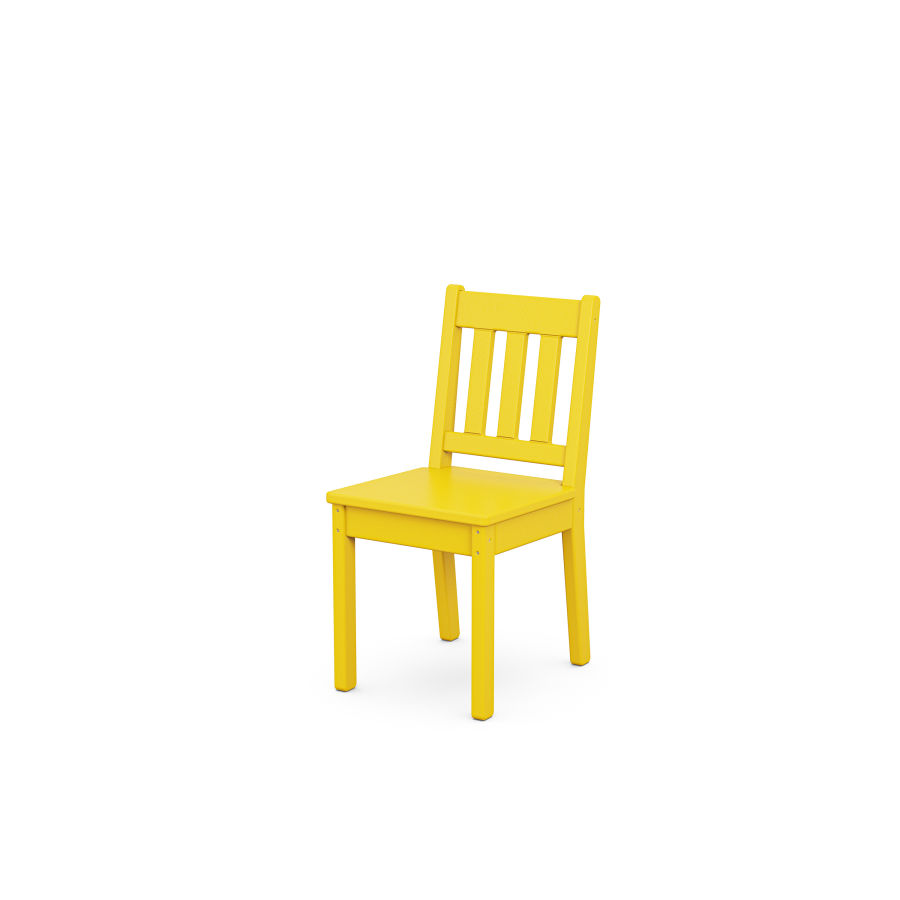 POLYWOOD Kids Vineyard Dining Chair in Lemon