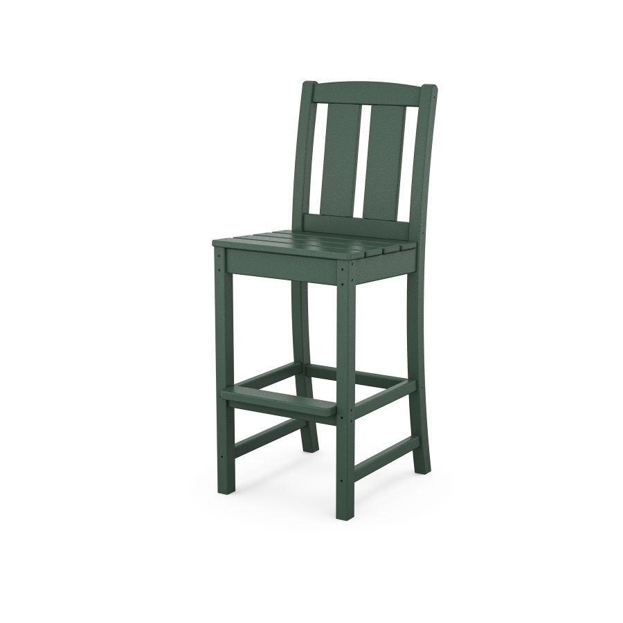 POLYWOOD Mission Bar Side Chair in Green
