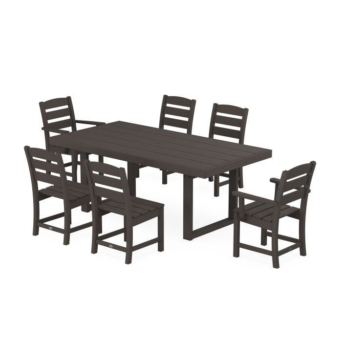 POLYWOOD Lakeside 7-Piece Dining Set in Vintage Finish
