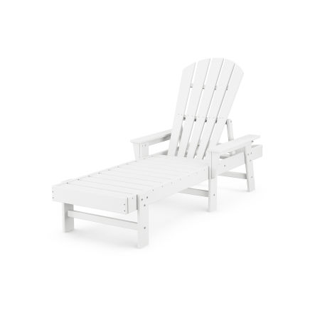 South Beach Chaise in White