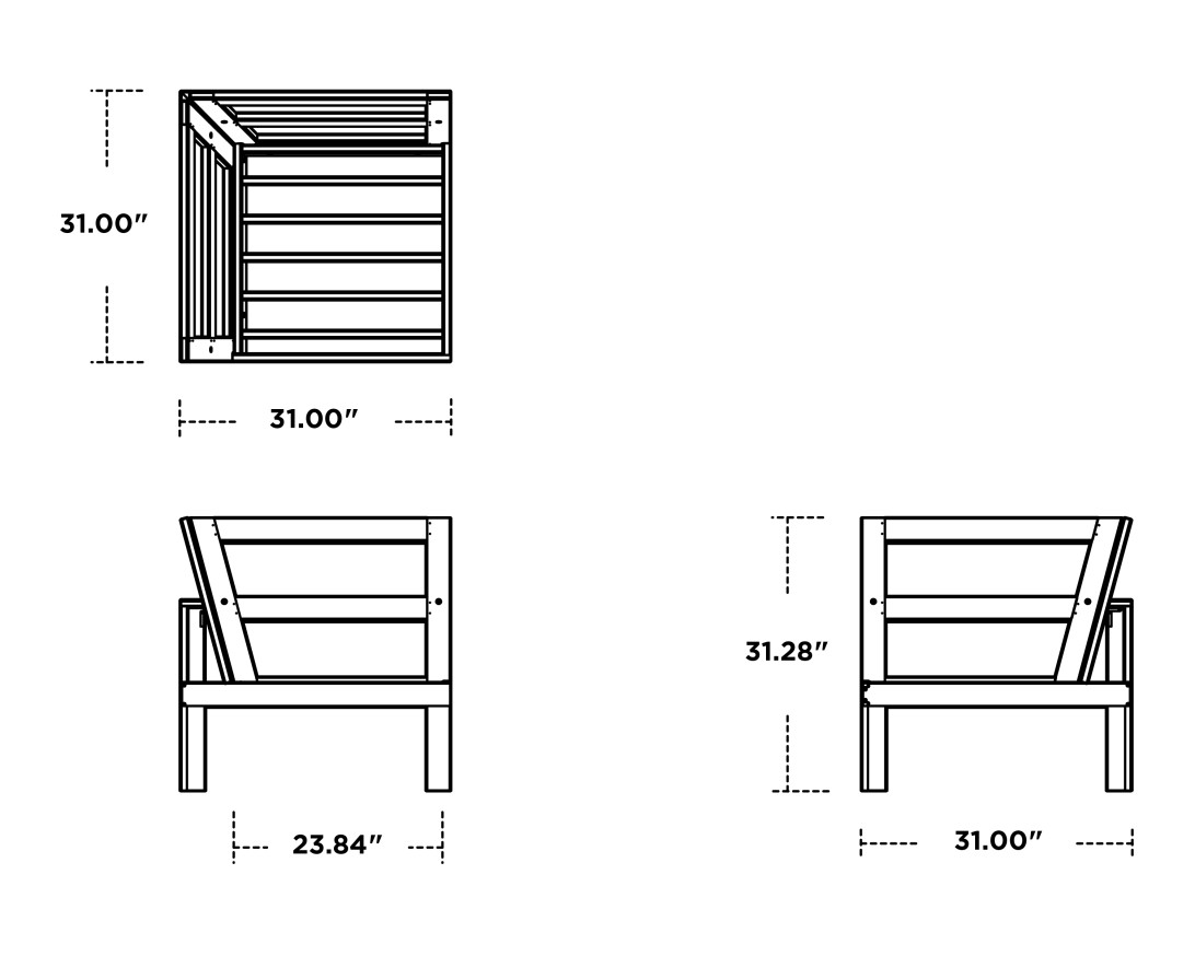 Dimensions for Modular Corner Chair