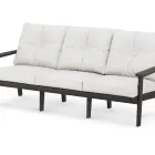 POLYWOOD Lakeside Deep Seating Sofa in Vintage Finish