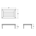 Thumbnail for Estate Rectangular Coffee Table