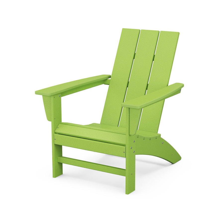 POLYWOOD Modern Adirondack Chair in Lime