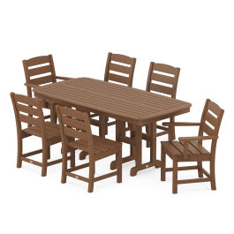 Polywood nautical 7 discount piece dining set