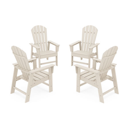 4-Piece South Beach Casual Chair Conversation Set in Sand