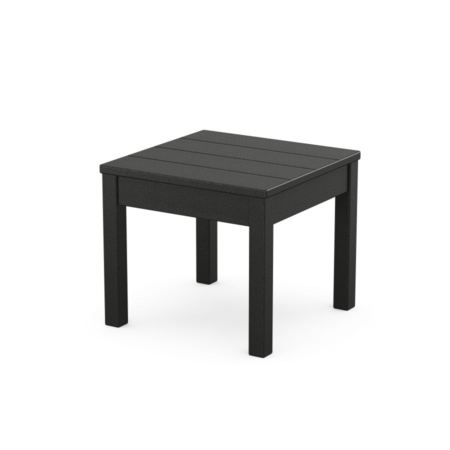 POLYWOOD 22" Square End Table in Black