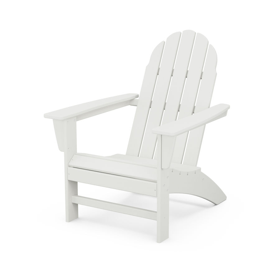 POLYWOOD Vineyard Adirondack Chair in Vintage White