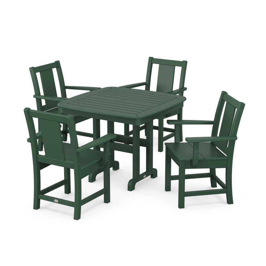POLYWOOD Prairie 5-Piece Dining Set in Green
