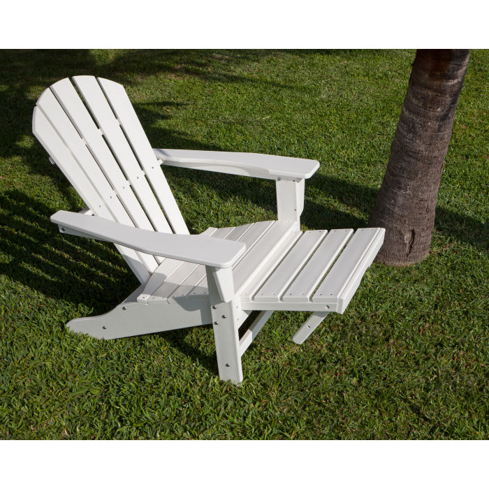 polywood adirondack chair with pull out ottoman