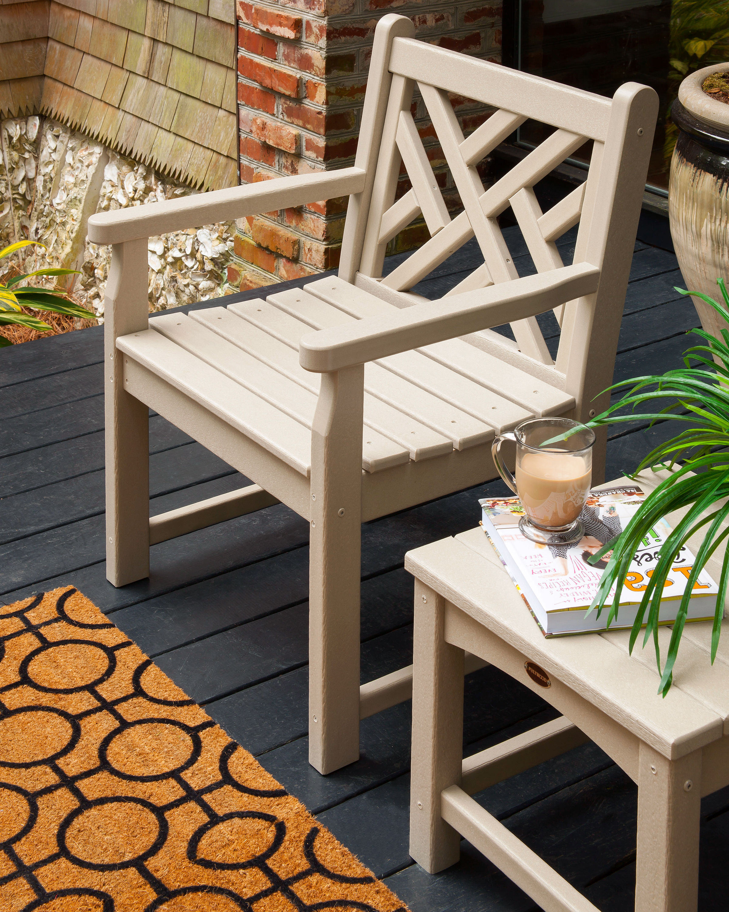 POLYWOOD® Chippendale Garden Arm Chair CDB24 POLYWOOD® Official Store